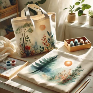 絵画やイラストでの生地作成事例